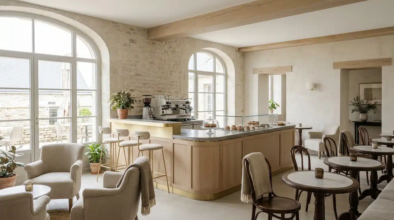 amenagement cafe brasserie finistere