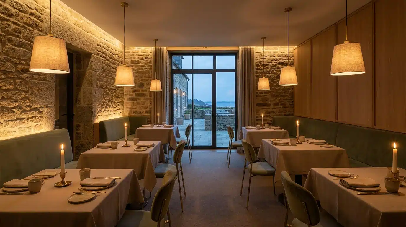 eclairage restaurant finistere