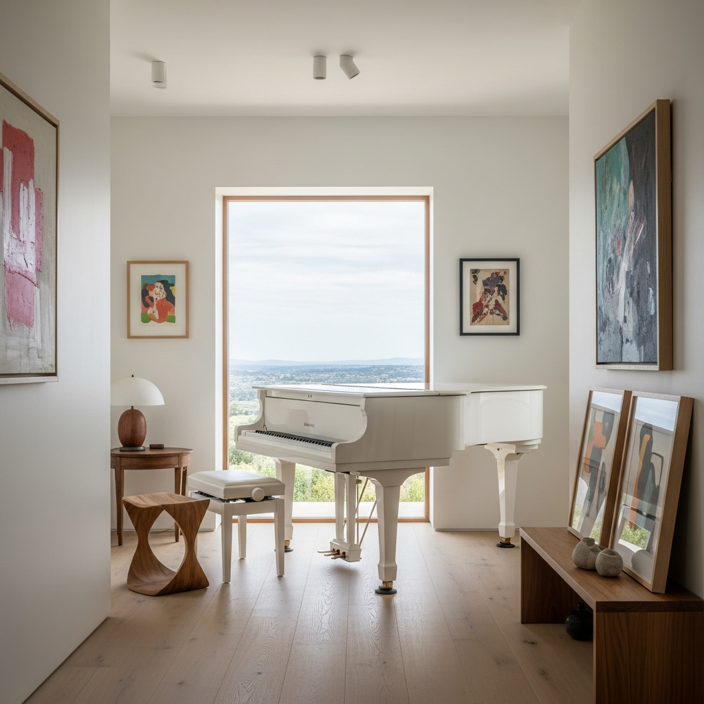 Exemple d'espace de jeu pour enfants dans une villa de luxe avec une décoration moderne et élégante