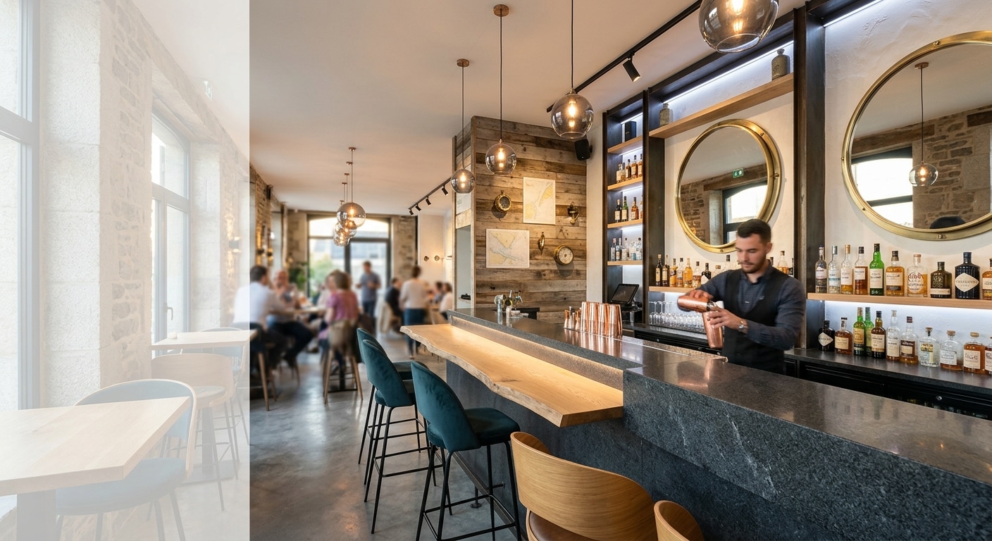 featured agencement de bar Agencement de bar : 7 erreurs qui freinent vos ventes en Finistère